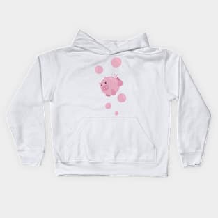 Pig Bubbles Kids Hoodie